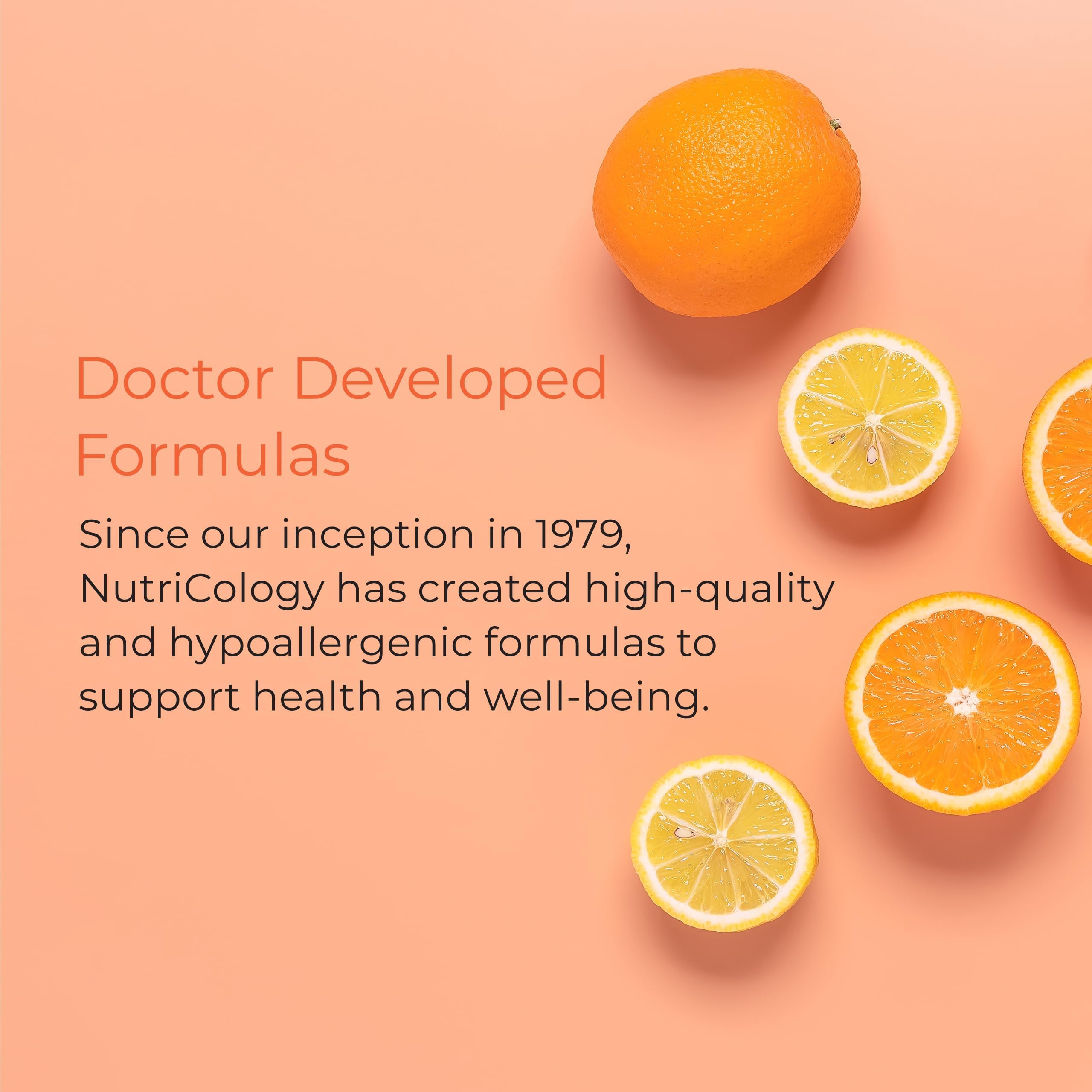 Nutricology Ox Bile 125 mg label view highlights hypoallergenic form and quality ingredients.