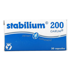 Nutricology Stabillium 200 bottle front supporting natural sleep without melatonin