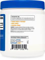 Nutricost Agmatine Sulfate powder in a shaker, ready for a pre-workout mix