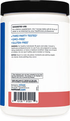 Nutricost BCAA + Hydration label highlights gluten-free and non-GMO quality.