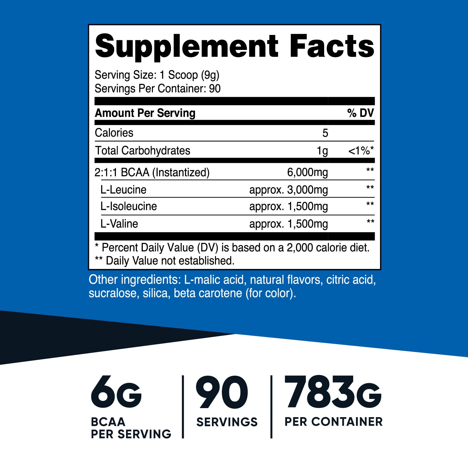 Nutricost BCAA Pineapple serving in glass ideal for quick hydration after training