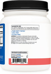 Nutricost BCAA Watermelon label highlights non-GMO and gluten-free quality