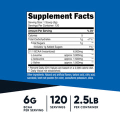 Nutricost BCAA Powder Watermelon scoop shows convenient serving size.