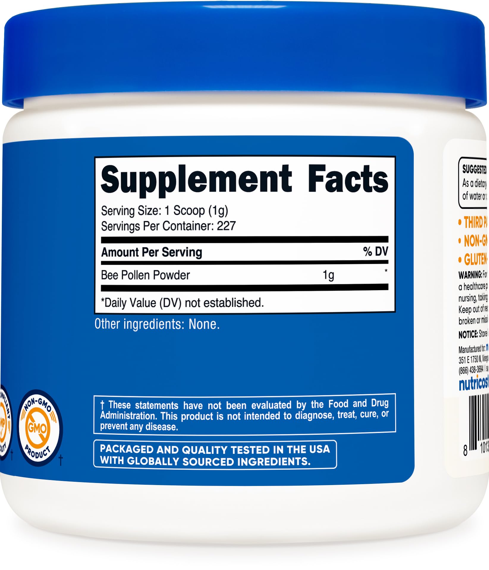 Nutricost Bee Pollen Powder in yogurt highlights versatile breakfast options.