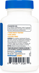 Nutricost Berberine HCl label close-up showing product details