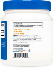Nutricost Betaine Anhydrous powder poured into a shaker for easy mixing.