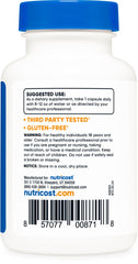 Nutricost Butterbur PA-free badge signals safety and purity.