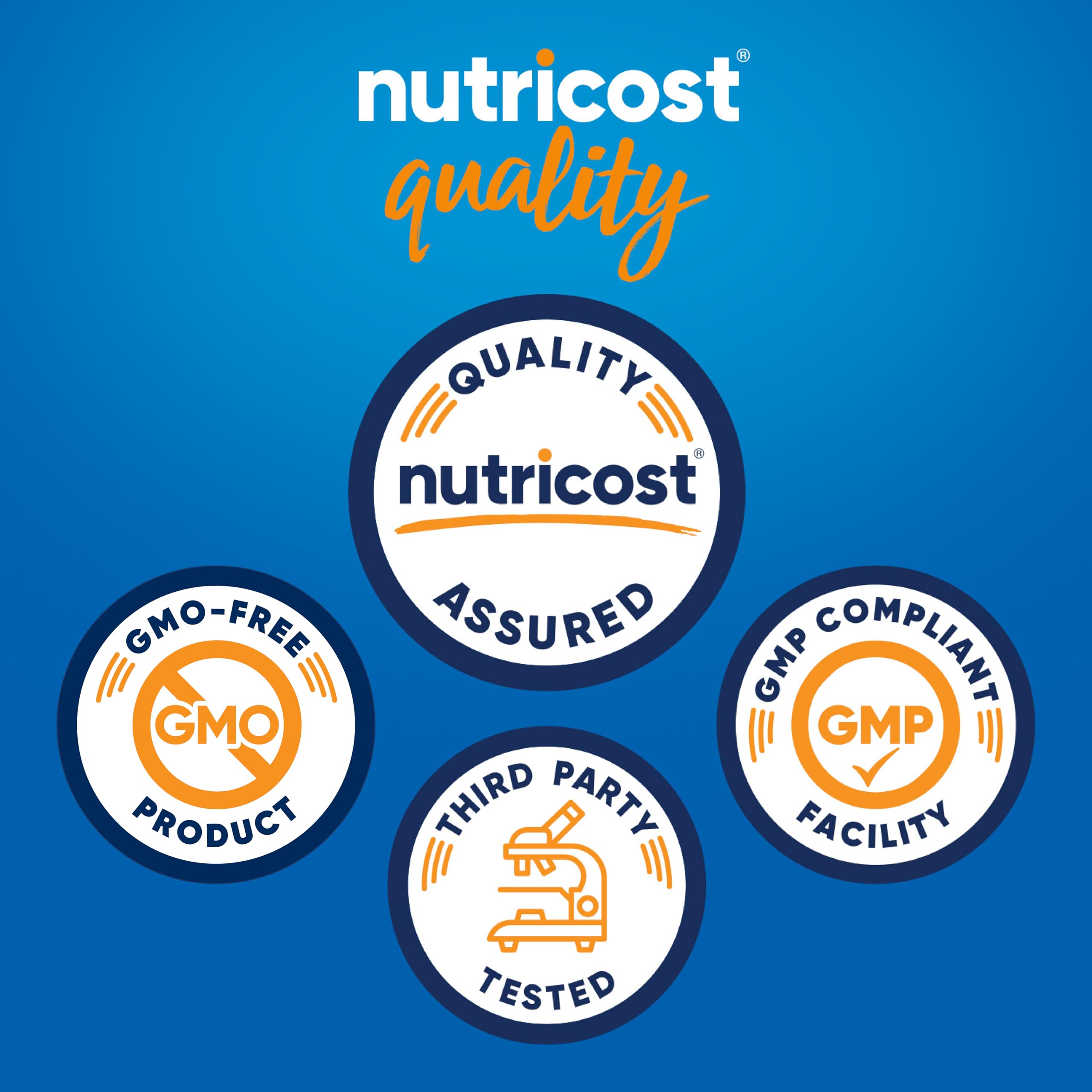 Nutricost chicory root fiber gummies label highlights vegan formula.