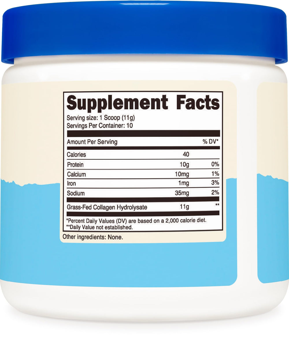 Nutricost Collagen powder labeled gluten-free and non-GMO.