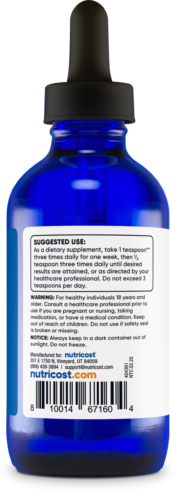 Nutricost 150 mcg per serving in a convenient bottle.