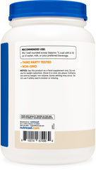 Nutricost Cookies N Cream whey shake in glass with smooth texture after mixing