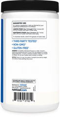Nutricost Creatine bottle label highlighting purity and micronized formula
