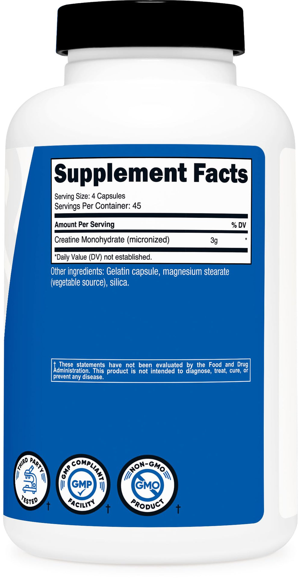 Capsules ready to swallow for a straightforward workout supplement from Nutricost.