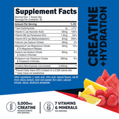 Nutricost Creatine Monohydrate Fruit Punch being poured into a glass for mixing