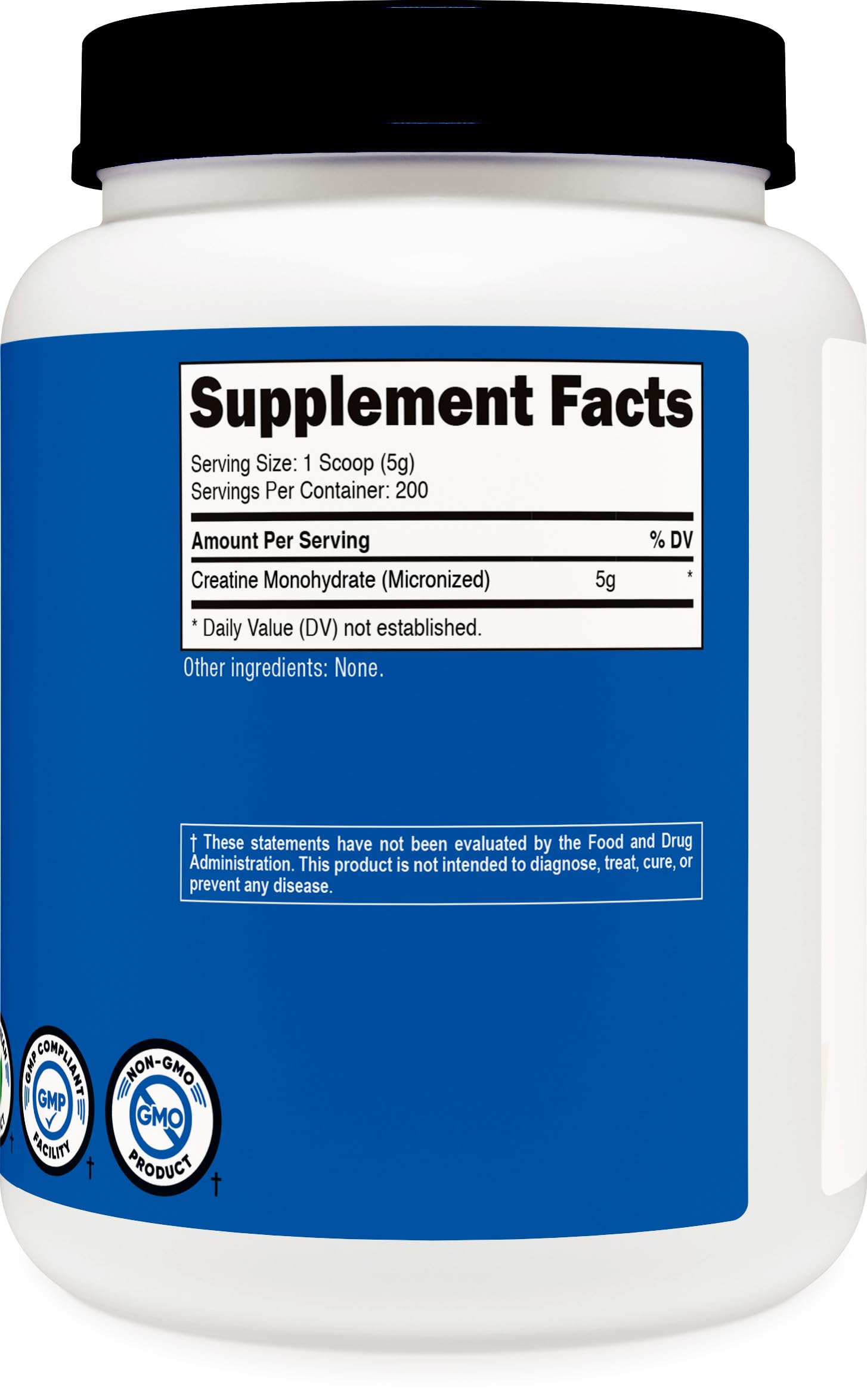 Nutricost Creatine Monohydrate scoop included for accurate dosing