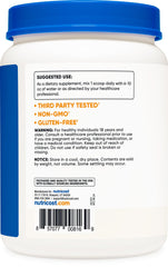 Nutricost DAA label emphasizing GMP compliance and FDA facility.