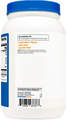 Nutricost Dextrose bottle features gluten-free non-GMO seal for dietary compatibility.