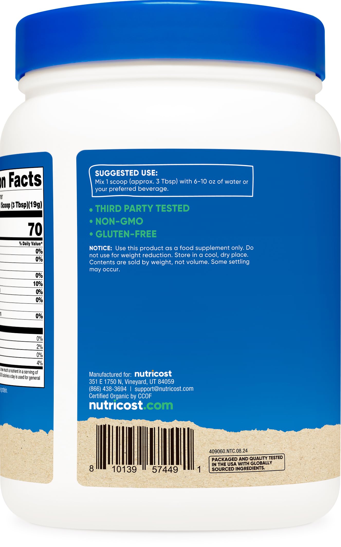 Nutricost Egg White Protein Powder mixed into batter for fluffy breakfasts.