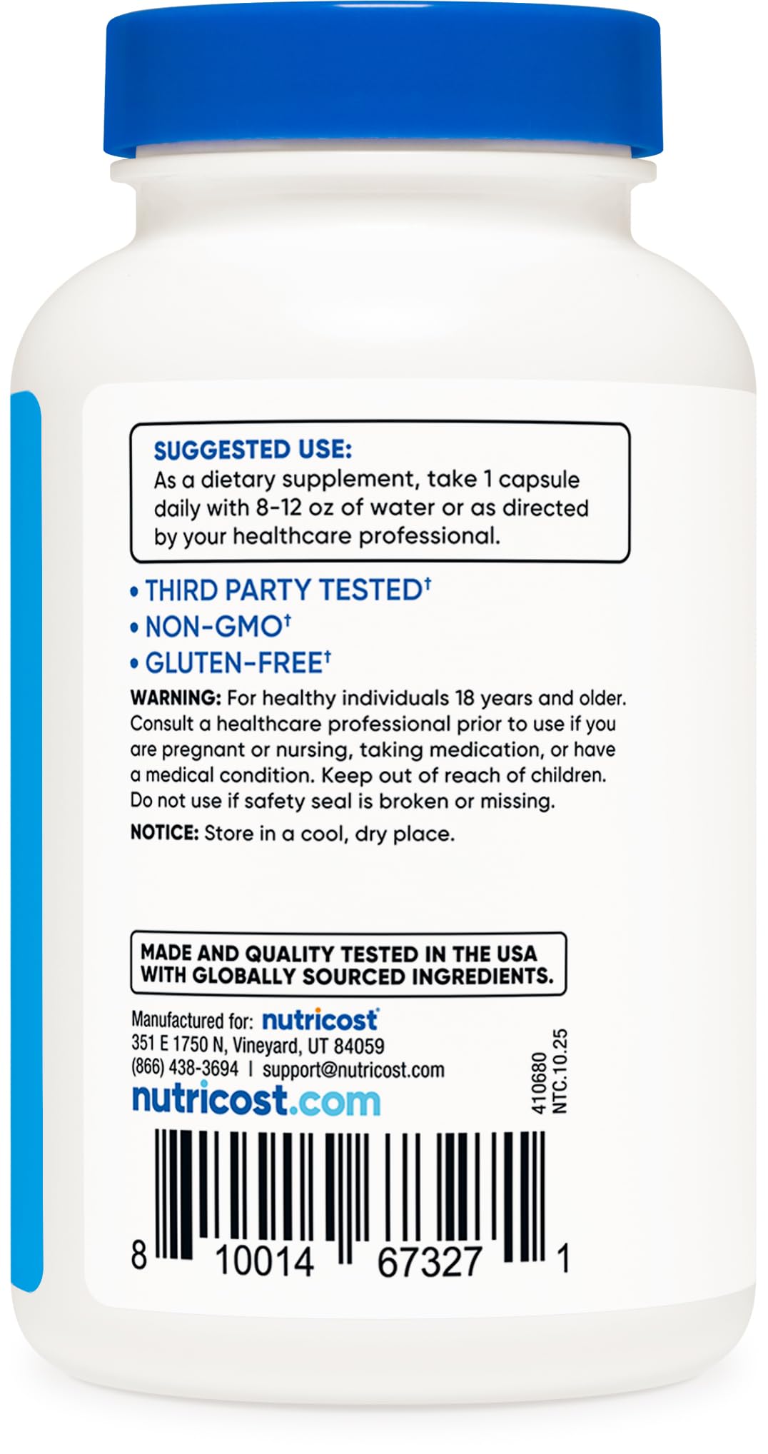 Nutricost Electrolyte Complex Advanced Hydration scoop showing easy portioning