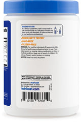 Nutricost Electrolyte Complex label highlights GMP compliance and third-party testing.