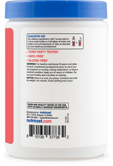 Nutricost Electrolytes Complex glass with ice evokes crisp, refreshing hydration during workouts.