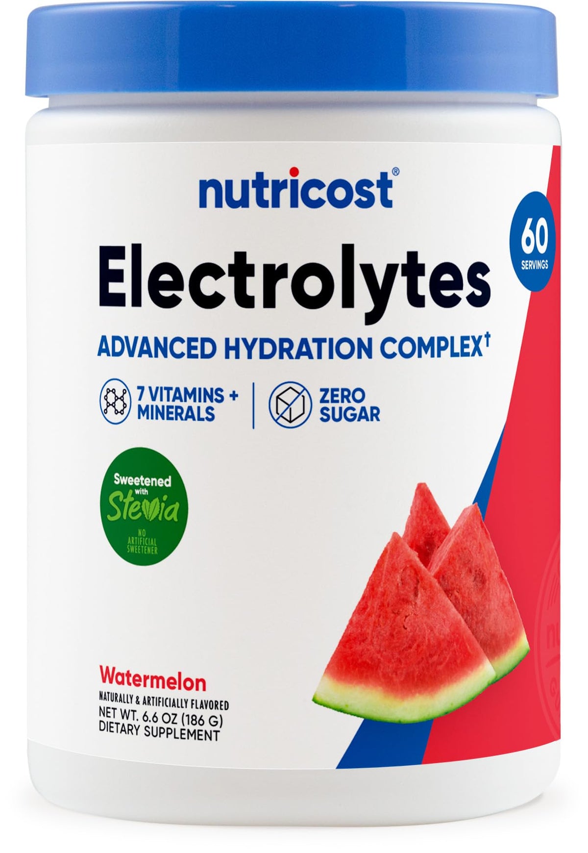 Nutricost Electrolytes Watermelon bottle for on-the-go hydration