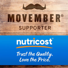 Nutricost Energy Drink Powder glass with pour showing vibrant flavor