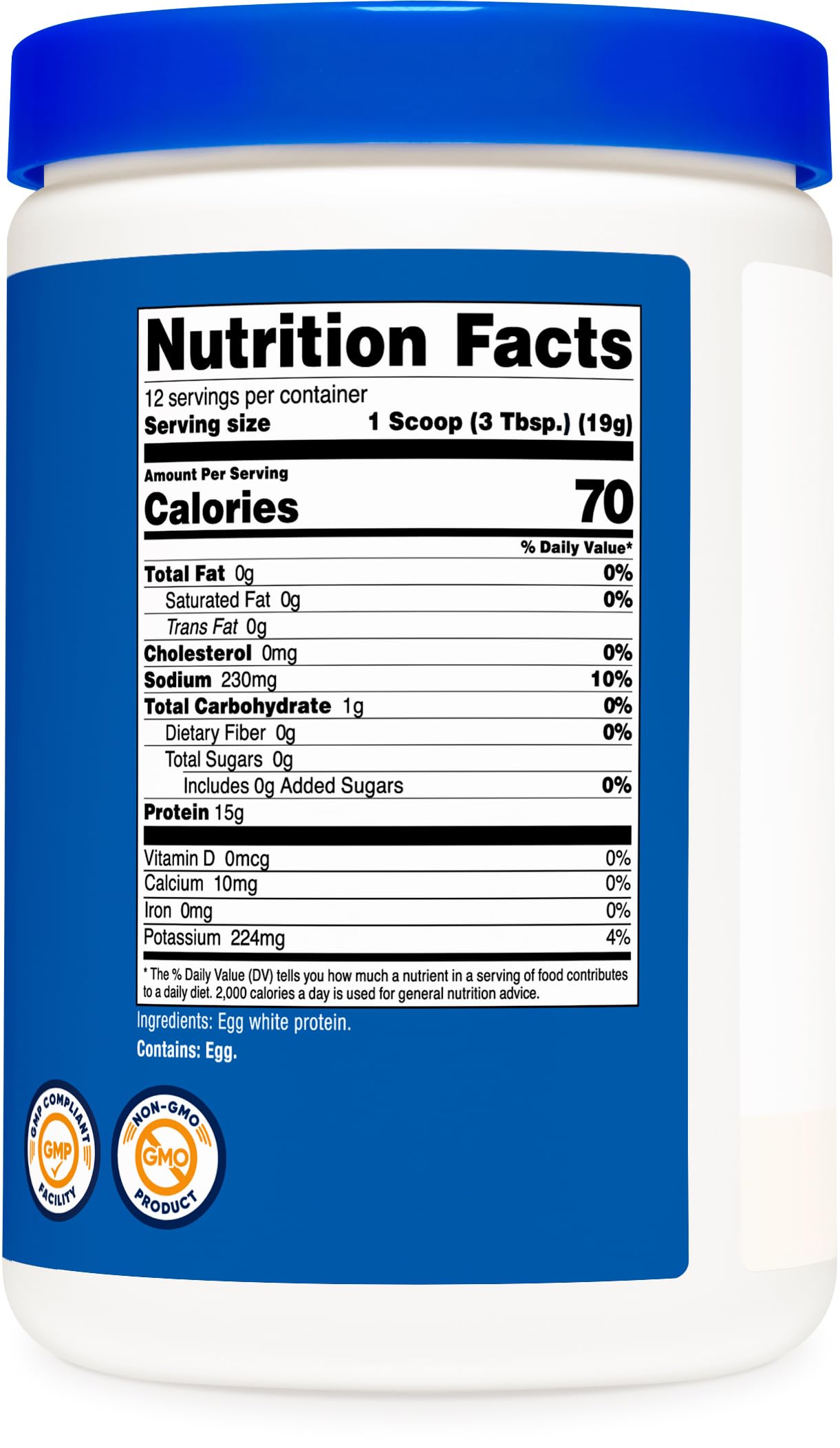 Nutricost production facility badge indicating FDA registered and NSF certified standards