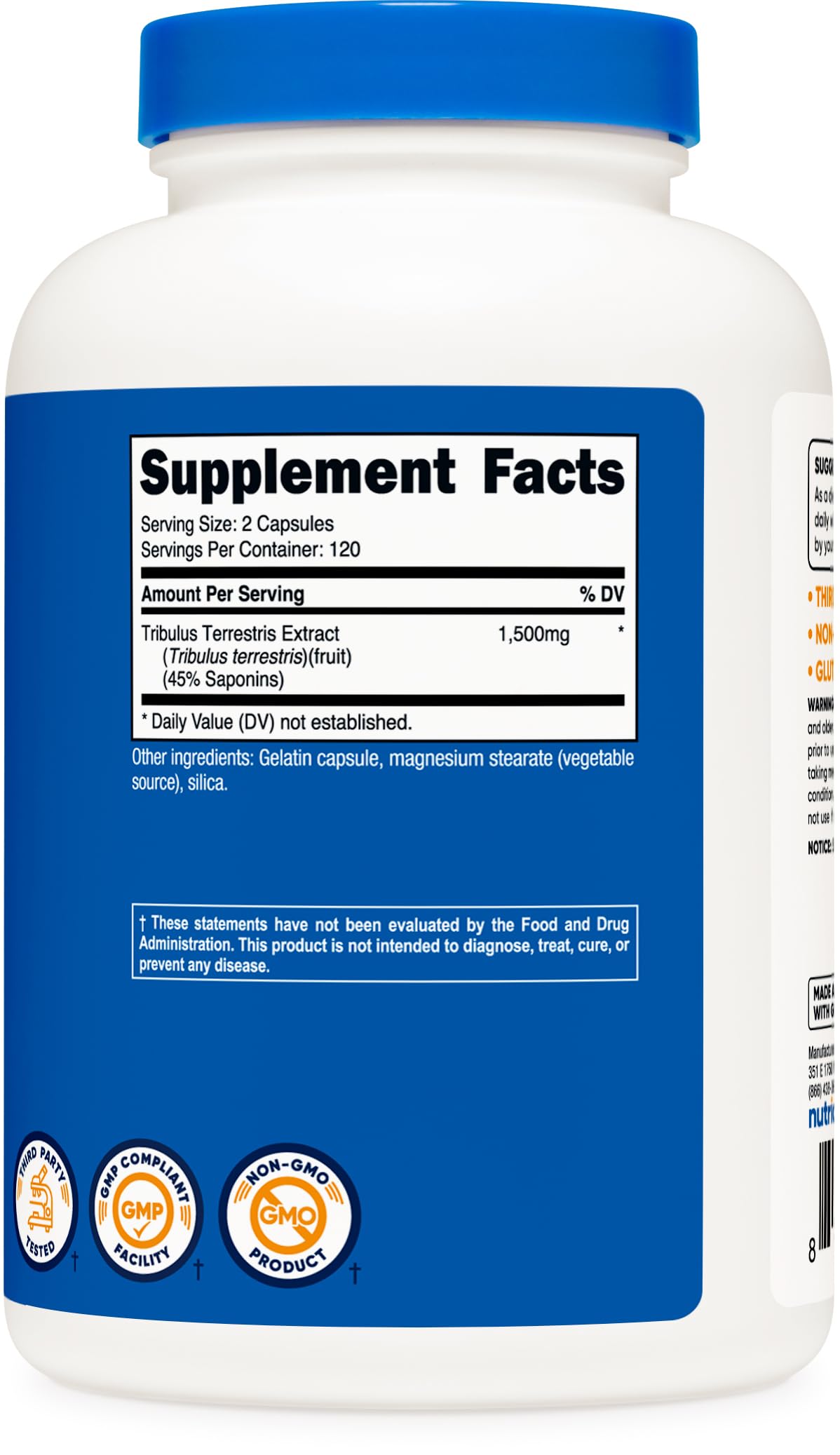 Nutricost facility seals NSF GMP FDA for product quality.