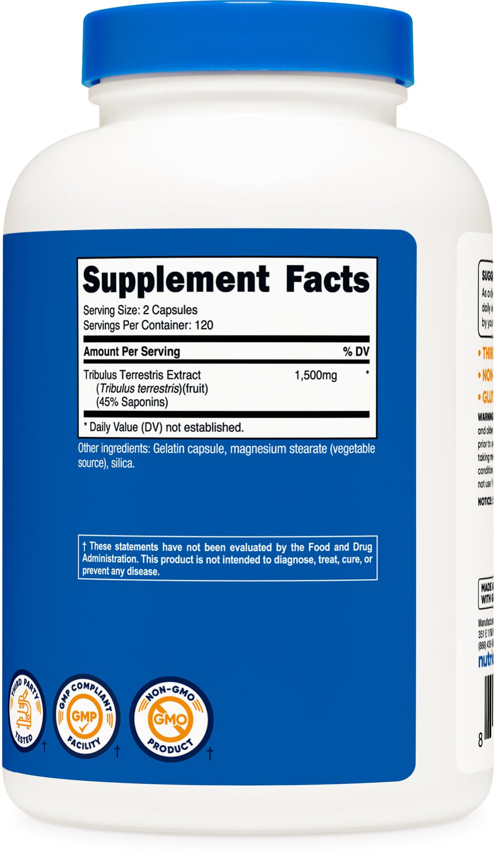 Nutricost facility seals NSF GMP FDA for product quality.