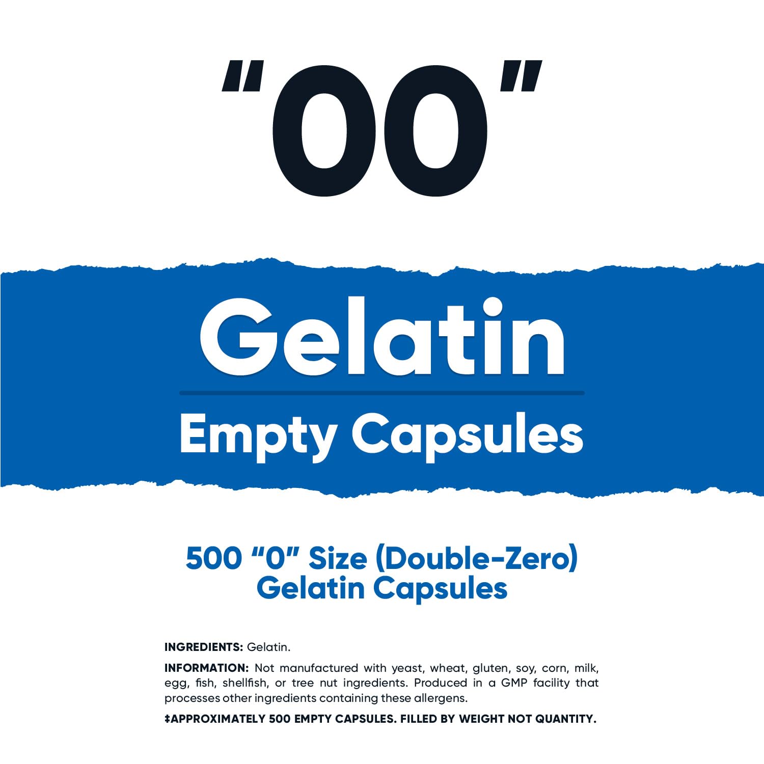 Nutricost GMP certified production scene showing empty capsules ready for self-packaging.