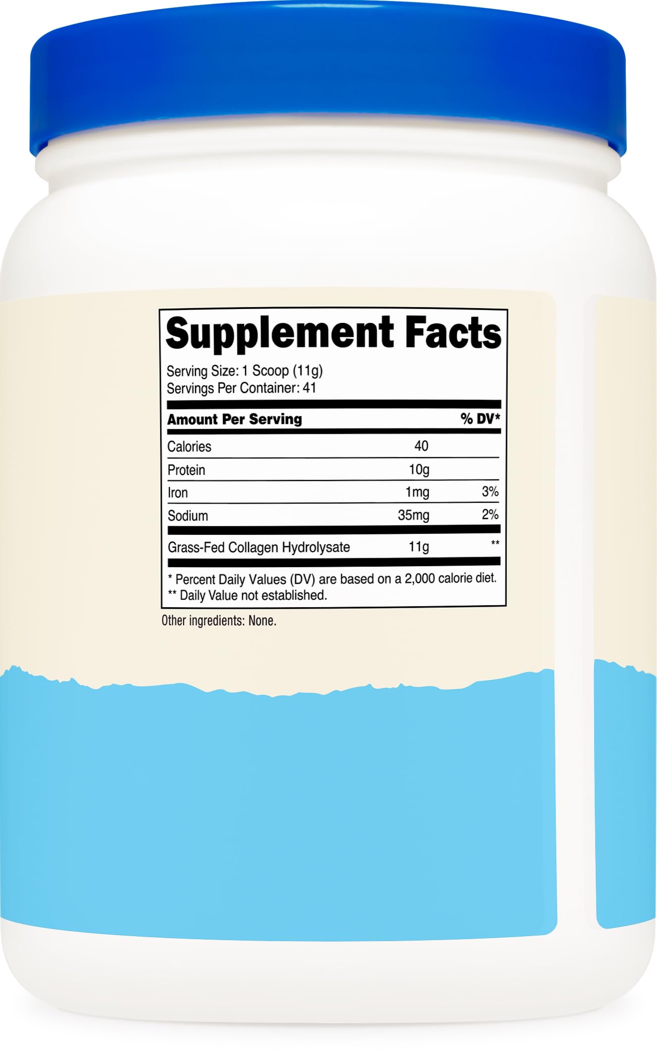 Nutricost Grass-Fed Bovine Collagen powder in bag with high-quality sourcing