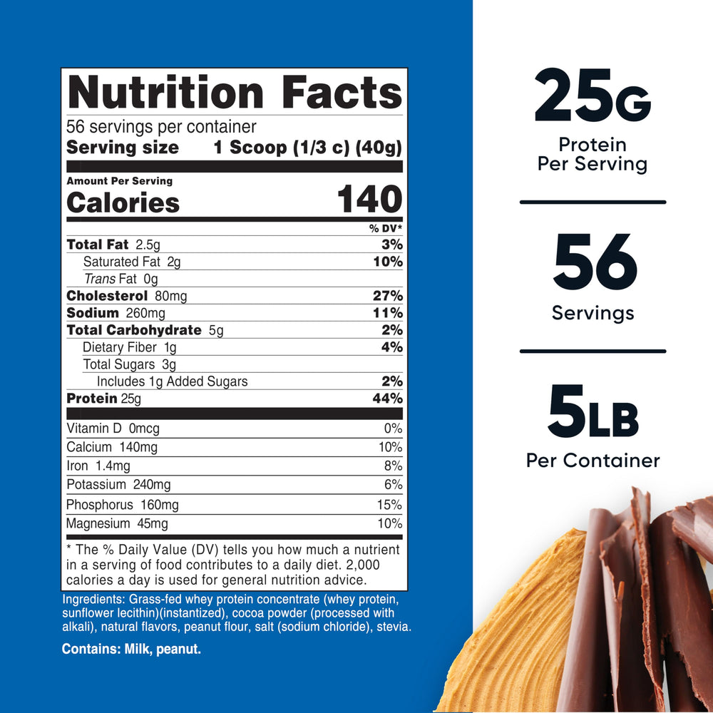 Nutricost grass-fed whey scoop demonstrates easy serving size for post-workout shakes