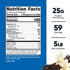 Nutricost grass-fed whey tub vanilla ready for shakes.