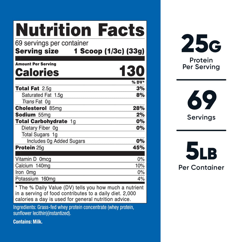 Nutricost grass-fed whey pour demonstrates easy mix for post-workout or daily shakes.