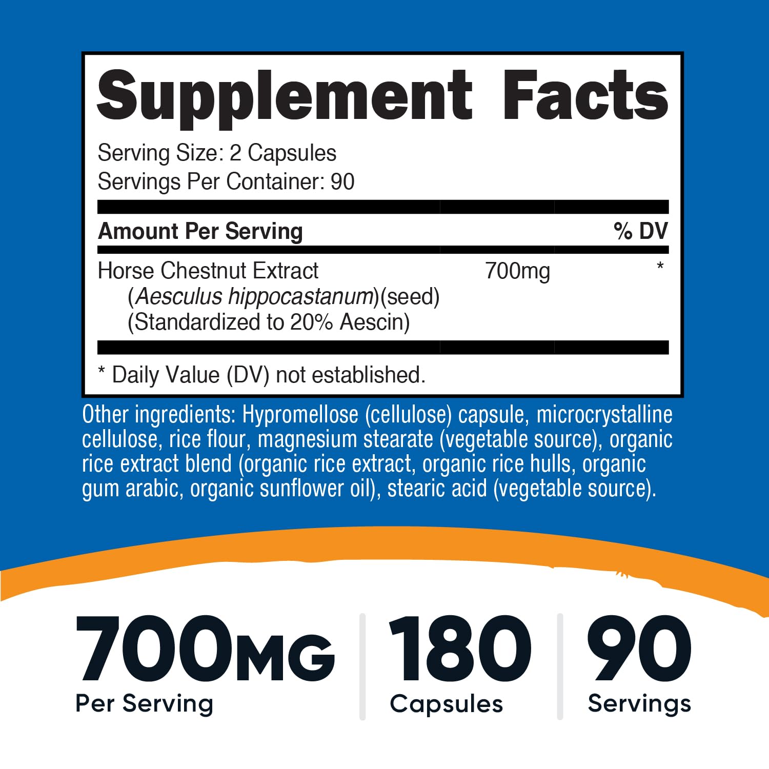 Closeup of Nutricost capsules highlighting vegan and non-GMO formulation
