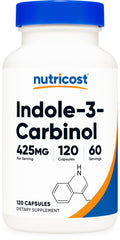 Nutricost Indole-3-Carbinol bottle front view for daily wellness support.