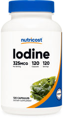 Nutricost Iodine bottle-front for daily mineral support