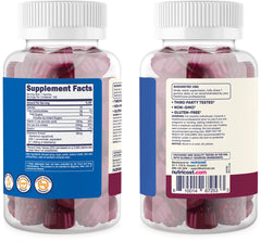 Nutricost Kids Elderberry Gummies pouring into spoon suggests easy daily routine
