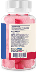 Nutricost Kids Melatonin Gummies bottle with child-lock lid emphasizes safety.