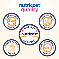 Nutricost Kids Melatonin Gummies strawberry flavor close-up emphasizes tasty nightly supplement.