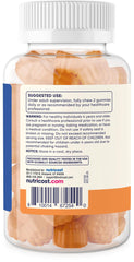Nutricost Kids Vitamin C Gummies natural flavors and colors, gluten-free and no corn syrup.