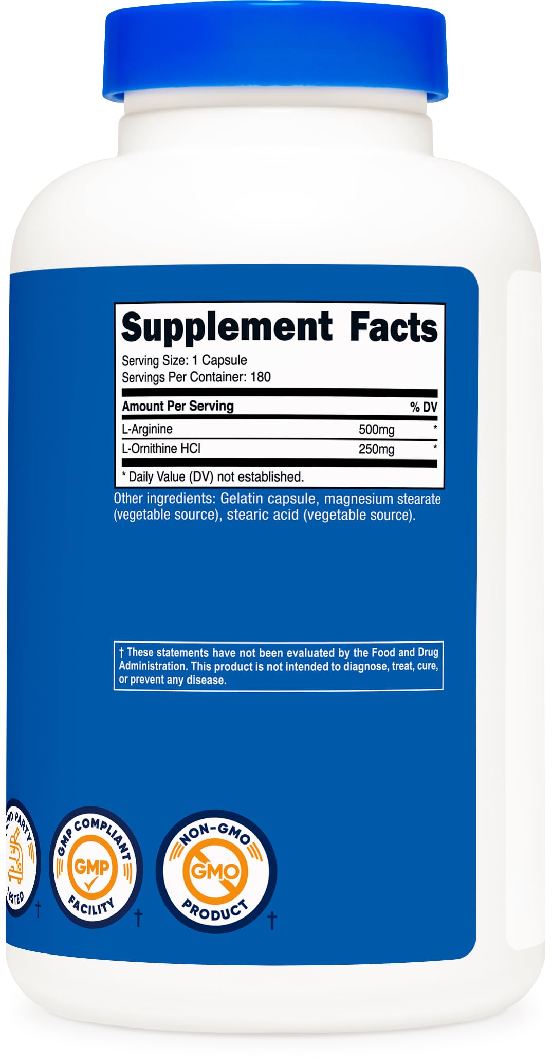 Nutricost open cap with capsules ready to take