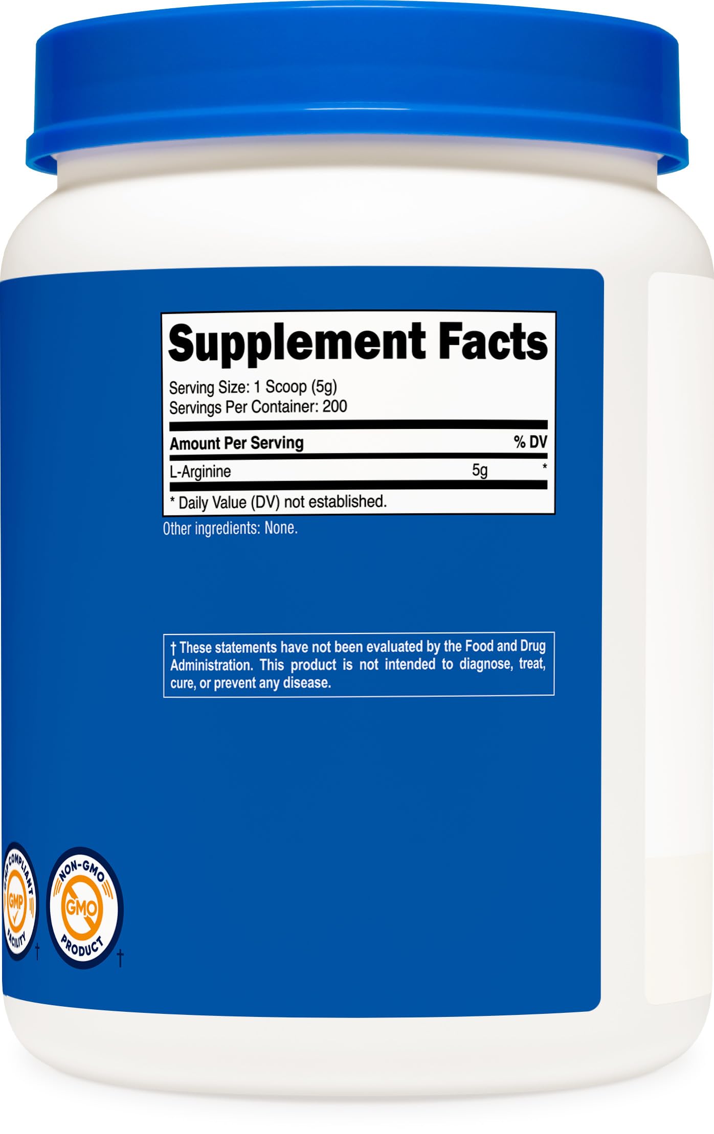 Nutricost L-Arginine powder in kitchen drawer, ready for flexible daily supplementation.