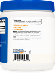 Pouring Nutricost L-Arginine powder into a shaker blends easily.
