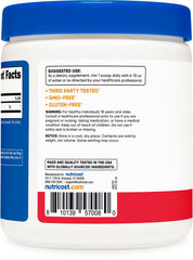 Nutricost L-Citrulline Malate 2:1 Fruit Punch GMP-packaging label signals quality.