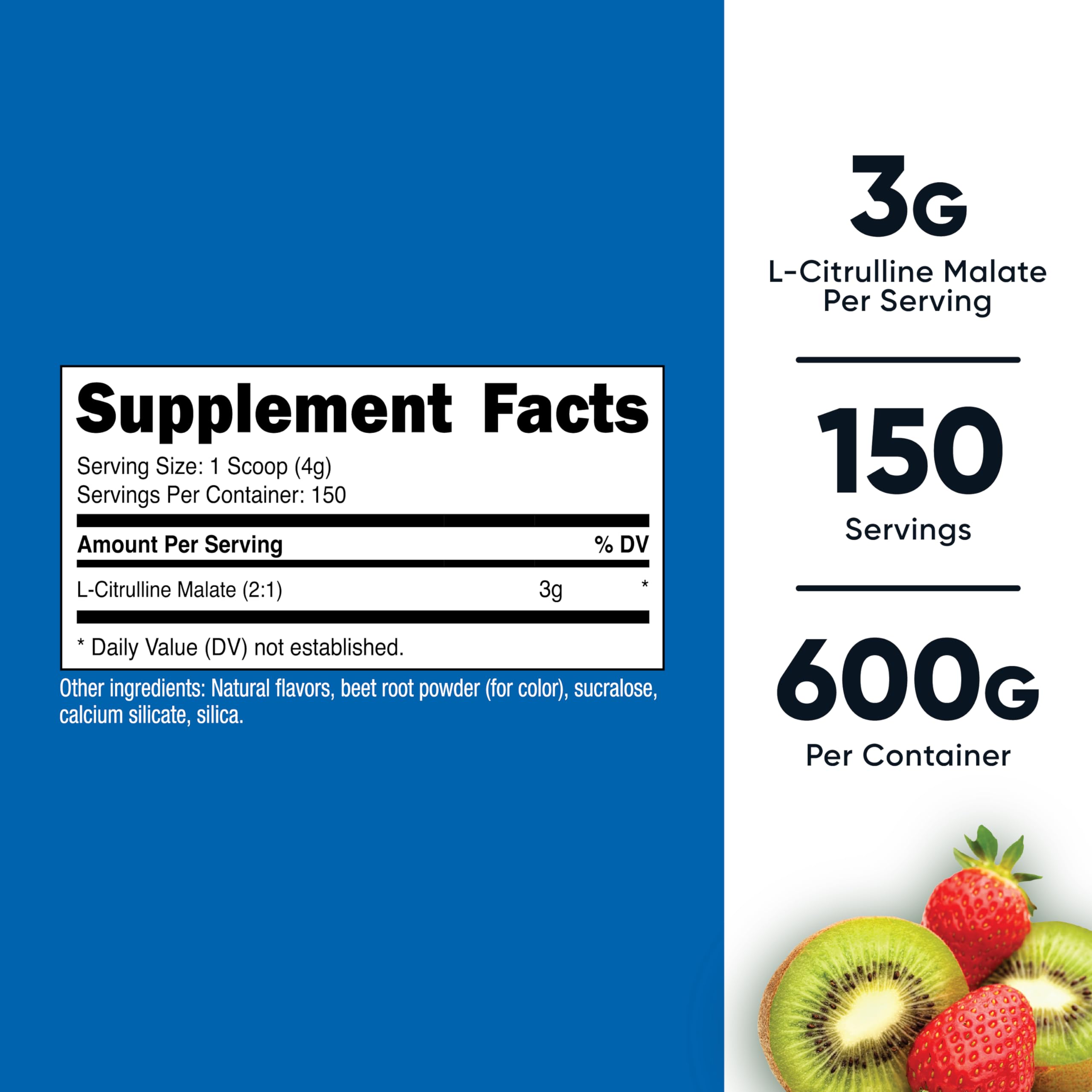 Nutricost L-Citrulline Malate 2:1 serving scoop for easy daily dosing