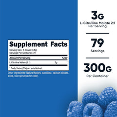 Nutricost L-Citrulline Malate 2:1 label highlights gluten-free, non-GMO benefits.