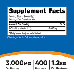 Nutricost L-Citrulline Malate scoop for precise daily servings