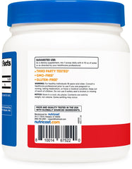 Pouring Nutricost powder into water for an easy mix